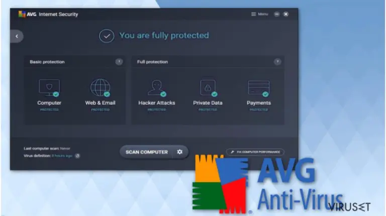 Employ AVG Antivirus software for free