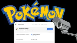 An illustration of Pokemon Go privacy violation