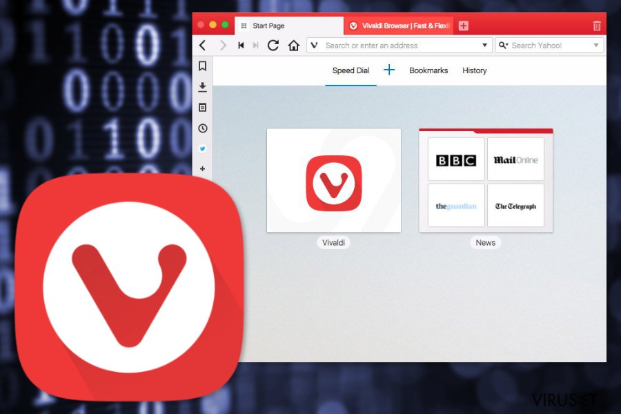 Image of Vivaldi web browser