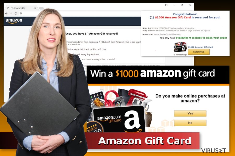 Eksempler på Amazon-gavekortsvindel