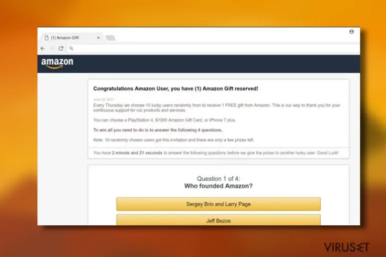 “Congratulations Amazon User
