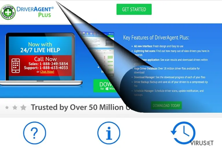 The example of DriverAgent Plus 