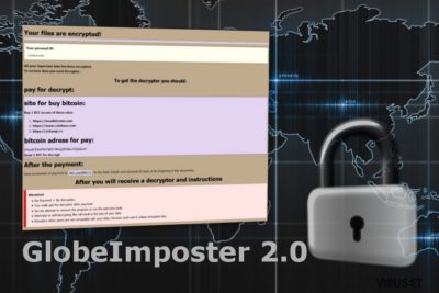 Krav om løsepenger fra ransomware-viruset GlobeImposte