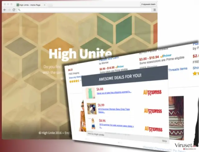 High Unite scam ads