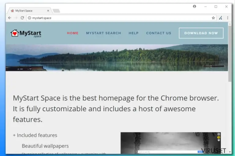 MyStart.Space hijack
