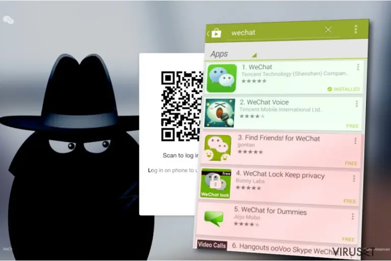 WeChat virus